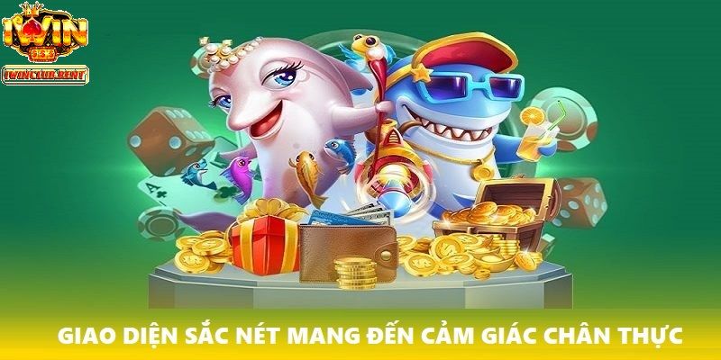 Giao diện sắc nét mang đến cho bạn cảm giác như đang ở đại dương thực
